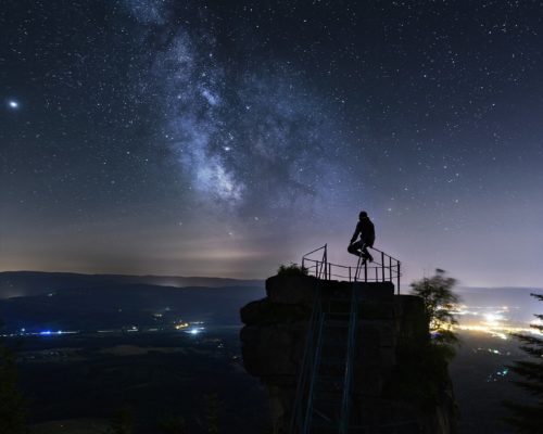 La roche d'Ormont dans les Vosges sous la Voie lactée | Lorraine © Pierre ROLIN - Photographe Nancy - Lorraine / Grand Est