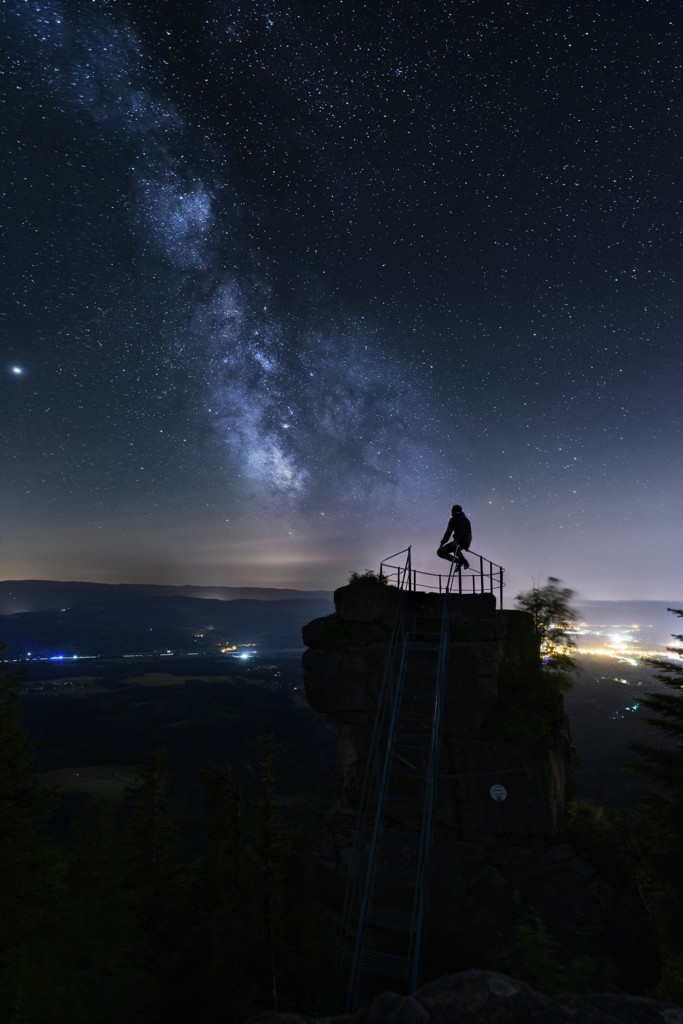 La roche d'Ormont dans les Vosges sous la Voie lactée | Lorraine © Pierre ROLIN - Photographe Nancy - Lorraine / Grand Est
