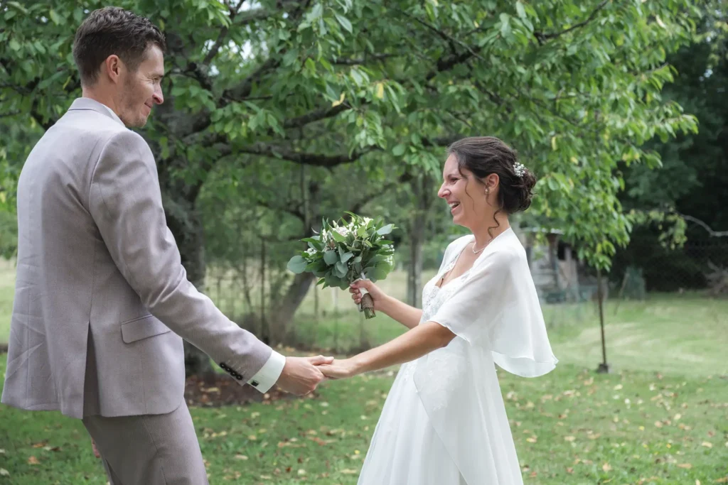 Premier regard entre les futurs mariés, Vosges © Pierre ROLIN - Photographe mariage Nancy - Lorraine / Grand Est