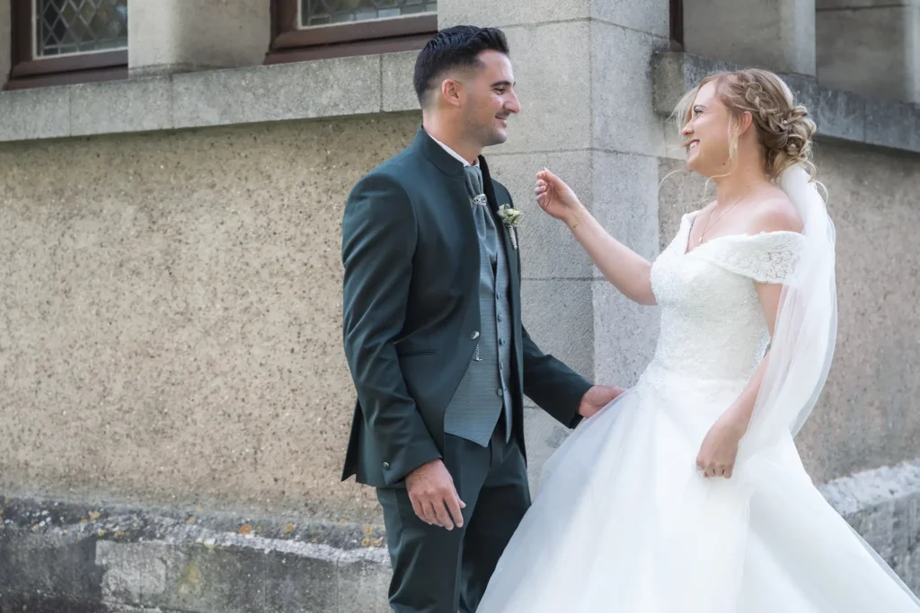 Premier regard entre les futurs mariés, Meurthe et Moselle © Pierre ROLIN - Photographe mariage Nancy - Lorraine / Grand Est