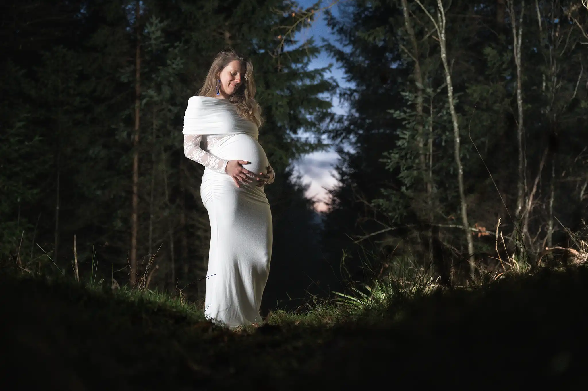 Séance grossesse dans les Vosges en forêt © Pierre ROLIN - Photographe mariage Nancy - Lorraine / Grand Est